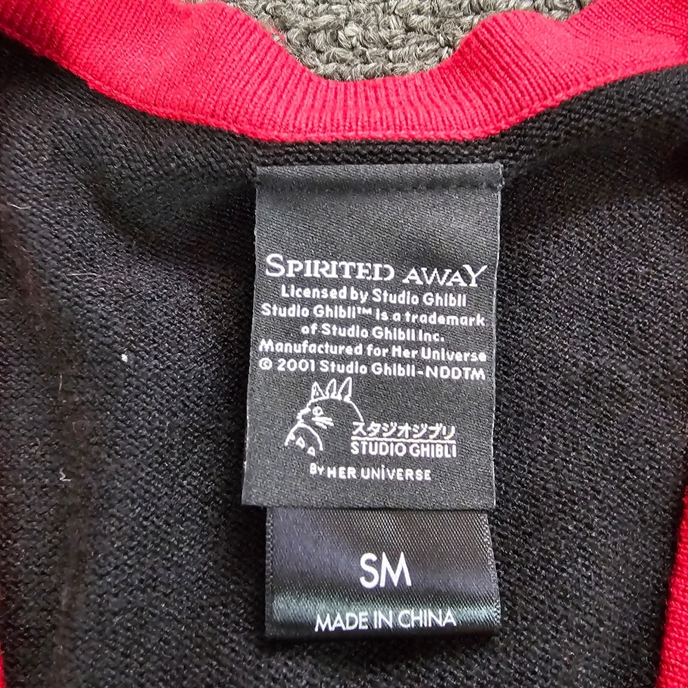 Spirited Away Studio Ghibli Womens Small Medium Cardigan Sweater Her Universe - Picture 3 of 8